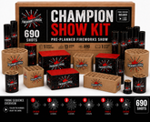 1500$ Pre-Planned Fireworks Show Kit - Ultimate Pre-Planned Display